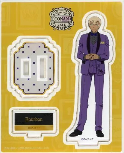 Acrylic Stand Panel Bourbon Toru Amuro Detective Conan Cafe Hotel Lounge Luxury