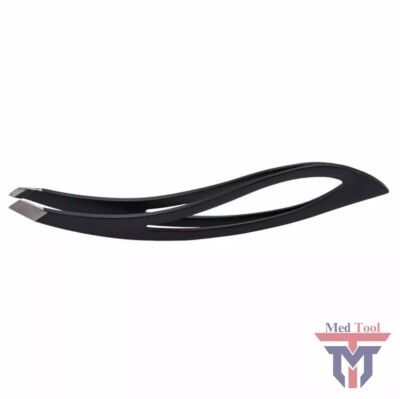 Professional Eyebrow Tweezers Hair Beauty Slanted Stainless Steel Tweezer