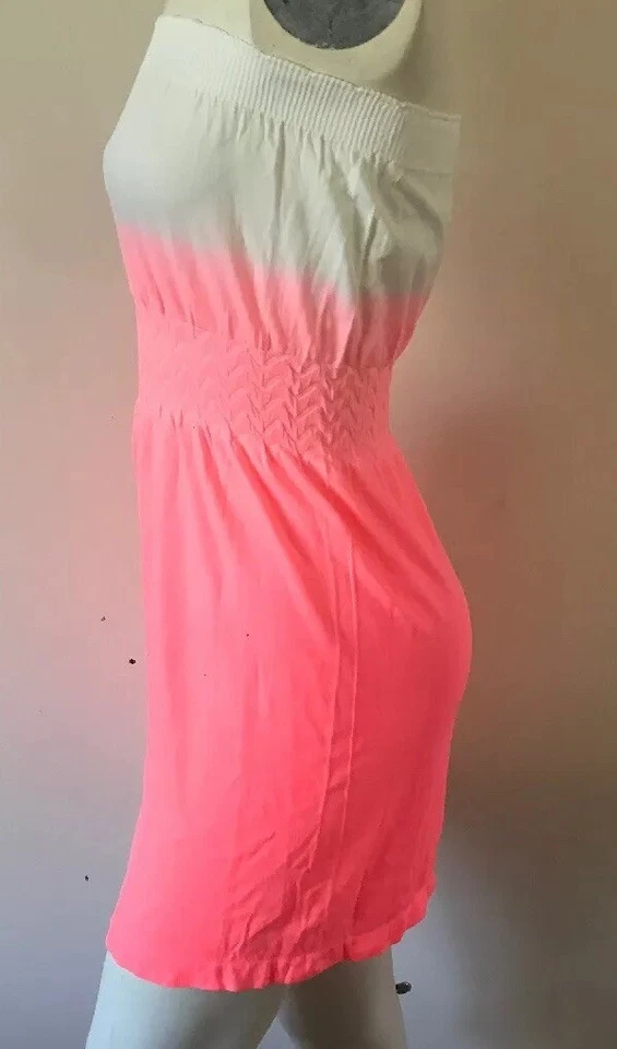 Nuevo Bongo Dip Dye Coral Ardiente Traje de Baño Cubrir Juniors Talla XS Foto 4 de 4