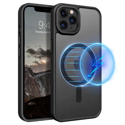 For iPhone 11/13/14/15/16 Pro Max/Pro PhonesCase MagSafe Magnetic Shockproof