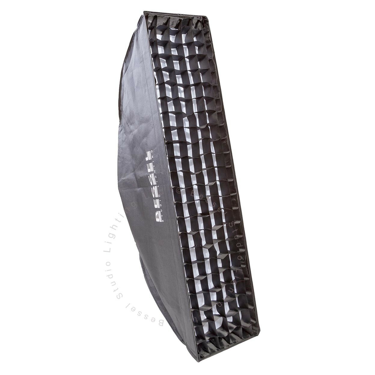 Bessel 90cm x 22cm Softbox Stripbox + 2 diffusers & 4cm grid Bowens S-Fit