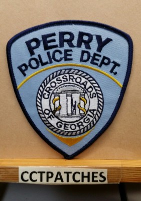PERRY, GEORGIA POLICE (LIGHT BLUE) SHOULDER PATCH GA | eBay