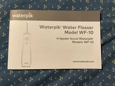 Waterpik Cordless Rechargeable Water Flosser Model WF-10 With 4 Tips (NEW)