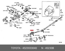 Original joint assy, steering shaft universal, 4523033040 for TOYOTA 45230-33040