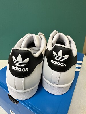 人気 ☆ADIDAS☆ SUPERSTAR WHITE BLACK Adidas Superstar Men's Shoes Cloud White/Core Black eg4958