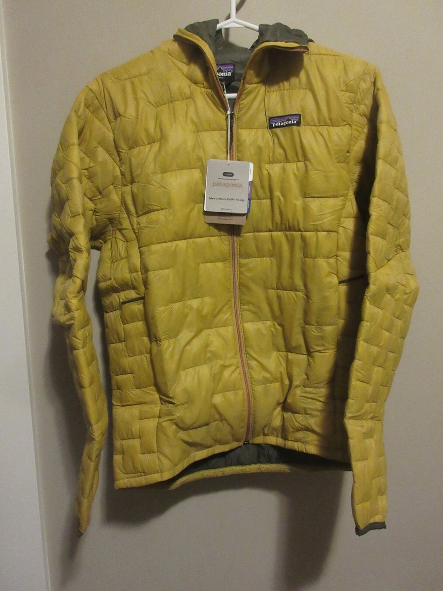 Mens New Patagonia Micro Puff Hoody Jacket Size Small Color Cabin