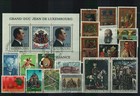 Luxemburg - Briefmarken aus verschiedenen Jahren - 1 Steckkarte