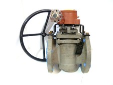 4" Durco G411 C110T2M1GA CF8M 150# Flanged Plug Valve w/ Gear Operator NEW