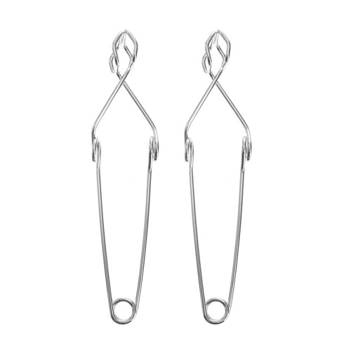 Matériel Laboratoire Pinces En Bois Lot De 12 Pinces En Bois Pour Tubes à Essai - Poignée Longue, Pour Laboratoire Et Cours