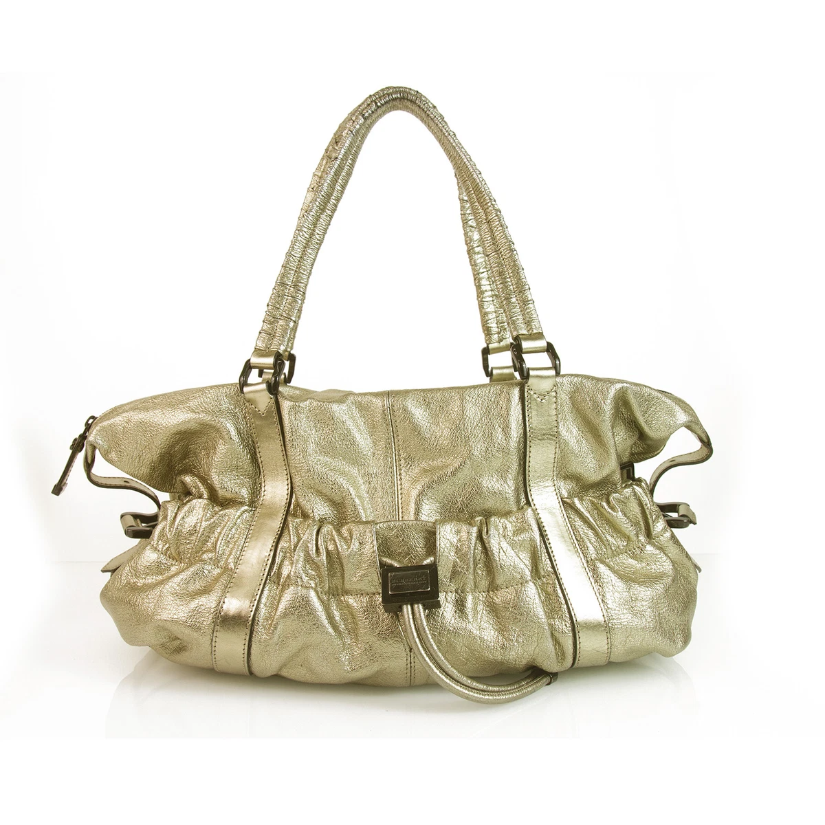 Burberry cheap gold bag