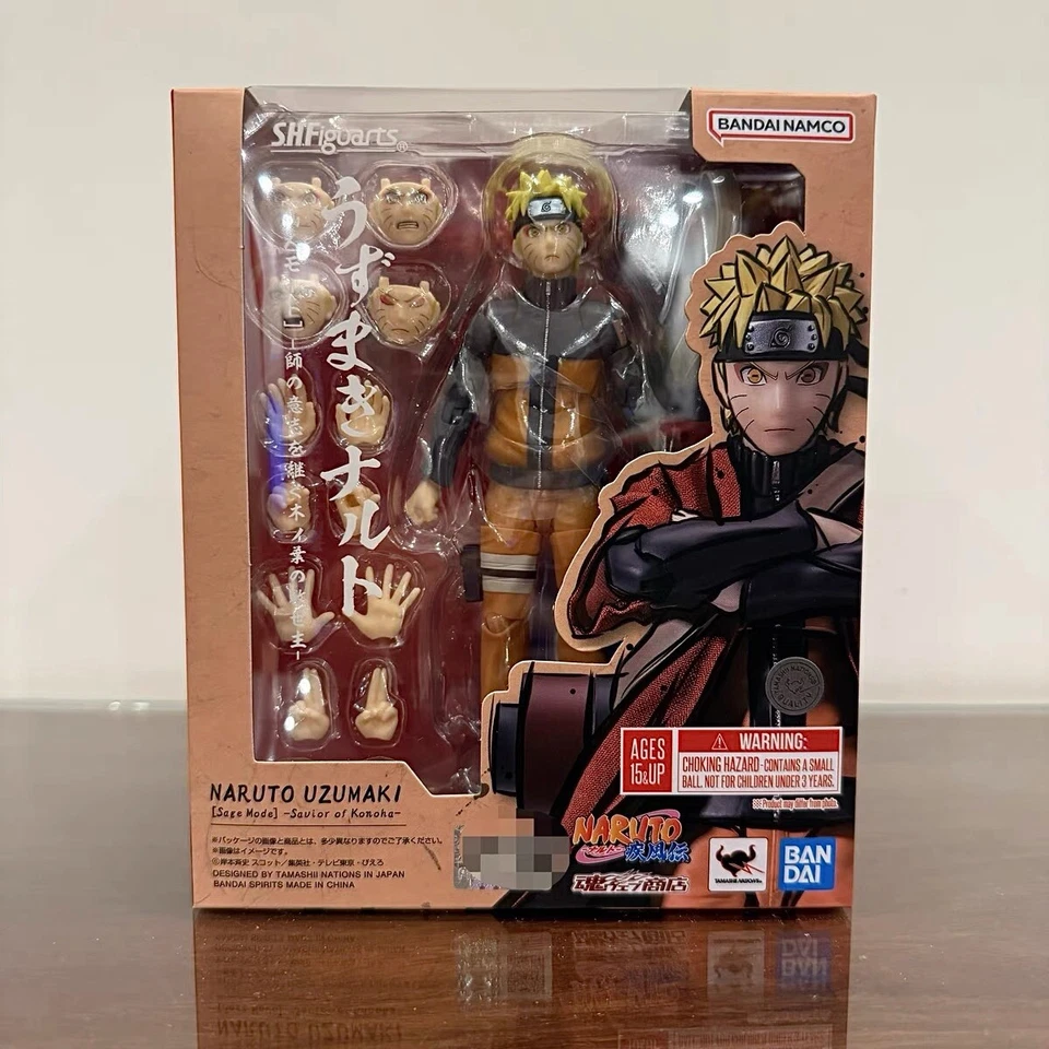 sh figuarts NARUTO UZUMAKI sage mode savior of konoha BANDAI NEW - Image 1 of 4
