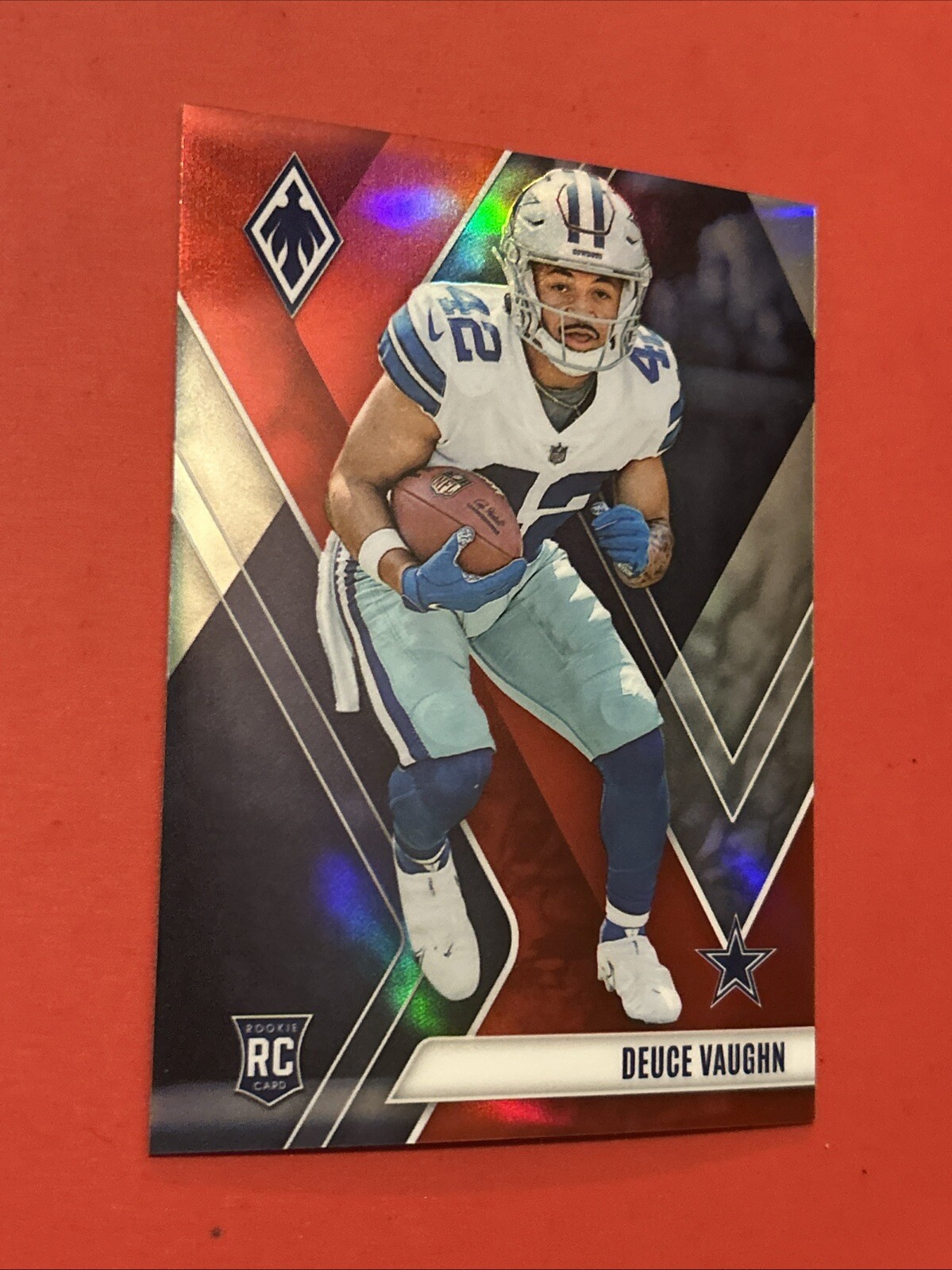 🏈 #237/250 DEUCE VAUGHN 2023 PANINI PHOENIX RED SSP ROOKIE CARD RC COWBOYS #134