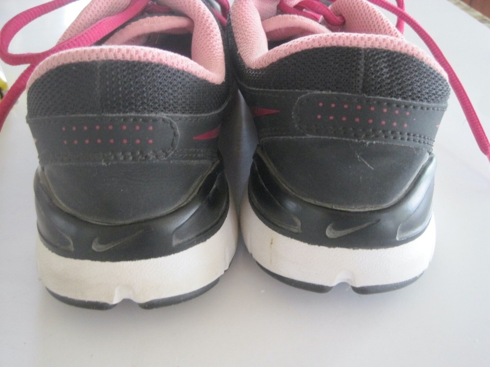 Nike Black Pink Tennis Shoes Size 7 Women eBay