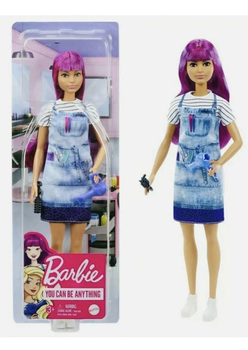 NEW Barbie Doll Salon Stylist Hair Dresser Barbie Doll Dmgd Pkg