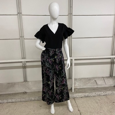 TED BAKER Fortune Culotte Jumpsuit Women's Size US 8 Black