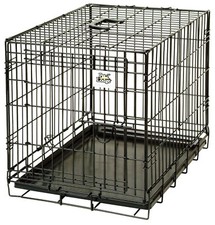 Wire Pet Crate Wire Single Door Small Dog Canine Home Travel Training Heavy Duty