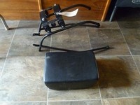 A102 Royal Enfield 90-07 Vom Pavillion Passenger Seat Kit Black Motorcycle A102 Royal Enfield 90-07 Vom Pavillion Passenger Seat Kit Black Motorcycle