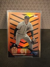 2023 Topps Update Series - Orange & Black Foil #US89 Tyler Nevin