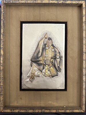 Bronze sculpture Samurai picture frame (3D)