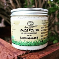 Lemongrass Face Polish Scrub All Natural 250 ml Fresh Sugar Scrub Exfoliator
