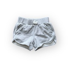 Hanna Anderson Girls Gray Sweat Shorts Size 120/6-7 Y