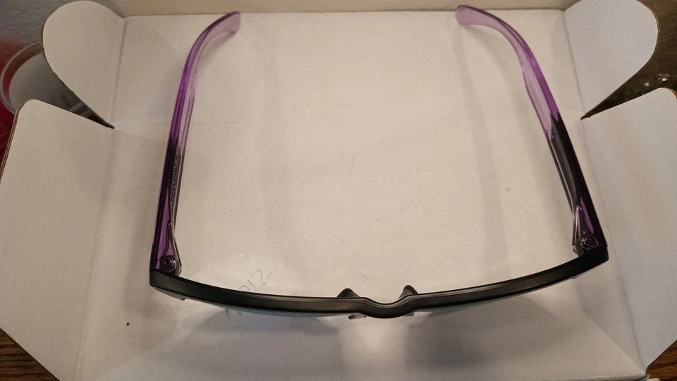 Oakley Sunglasses Frogskins Crystal Purple with Violet Polarized - Image 4 of 4