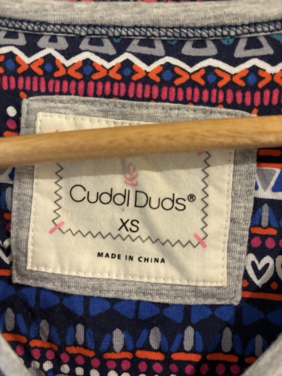 Cuddl Duds Multicolor Patterned Pajama Set - image 3