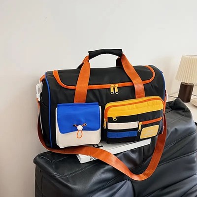 High-capacity sports fitness bag, short-distance travel bag