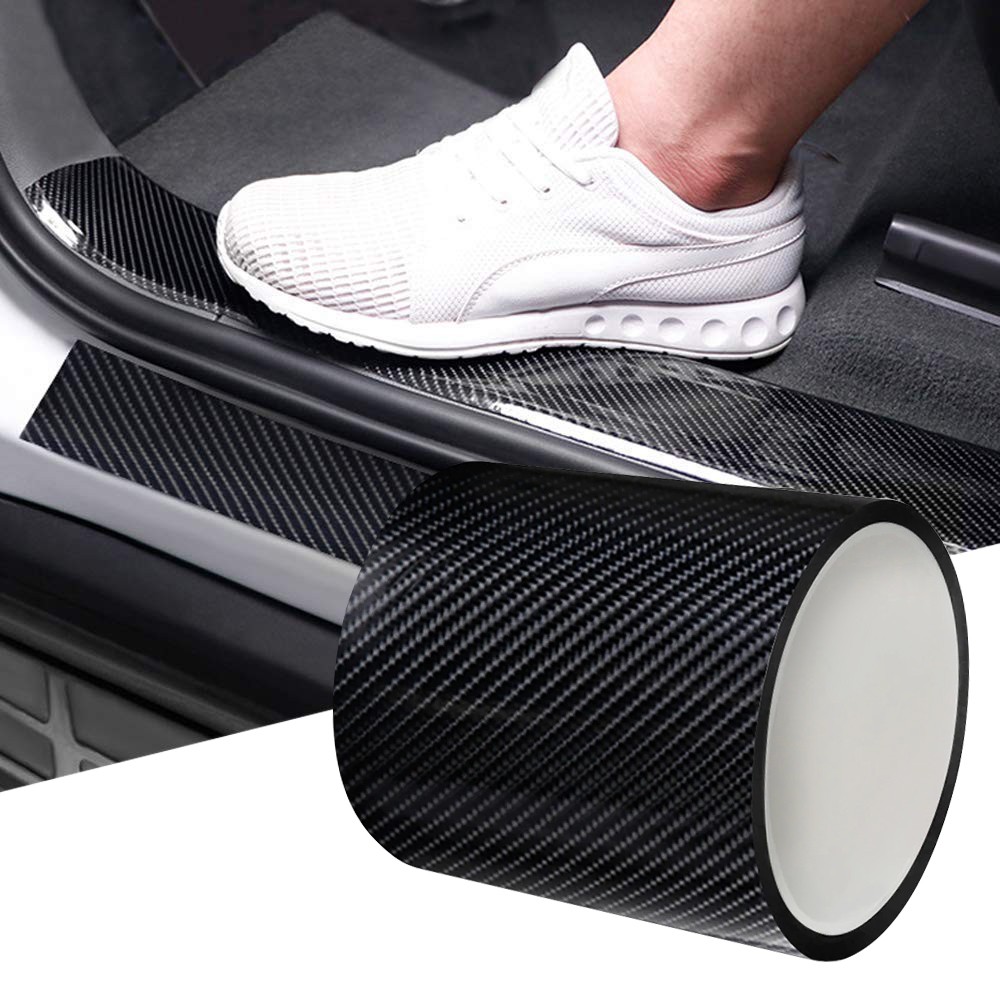 Scuff Sill Protector Car Plate AntiSticker Door Bumper Scratch Strip 10ft*4in