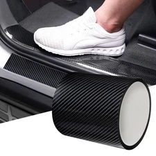 Scuff Sill Protector Car Plate AntiSticker Door Bumper Scratch Strip 10ft*4in