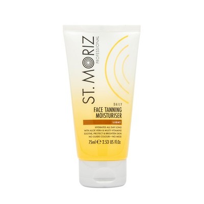St Moriz Professional Daily Face Tanning Moisturiser 75 ml (1er Pack), Light 