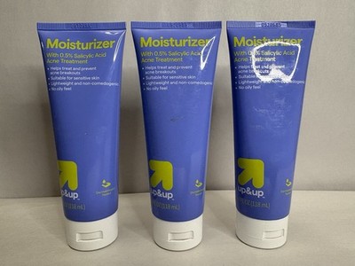 (3 Pack) - Up & Up Moisturizer w/ .5% Salicylic Acid Acne Treatment  - 4 FL OZ