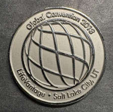 Salt Lake City Utah UT LifeVantage April 2013 Conference Medal Token