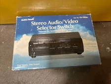 Archer Stereo Amplified A/V Selector Switch Cat 15-1956B