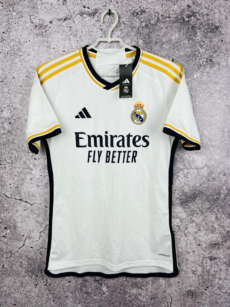 REAL MADRID JERSEY 2023-24 HOME SOCCER SHIRT CAMAVINGA #12 ADIDAS