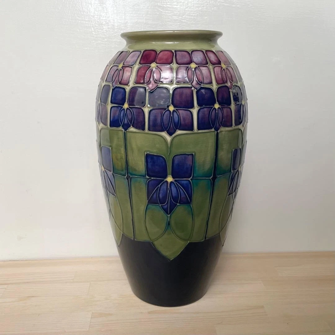 MOORCROFT フラワーベース 2003年 限定223/250 Moorcroft Art Pottery