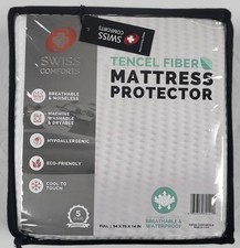 Swiss Comforts 100 Waterproof Tencel Mattress Protector Full Size 54"x75"