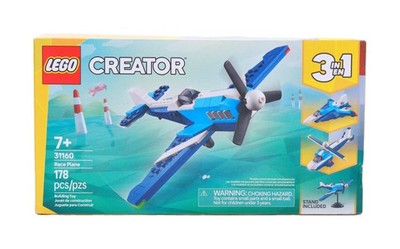 LEGO Creator 3 in 1 Race Plane Aircraft 31160 178 pcs