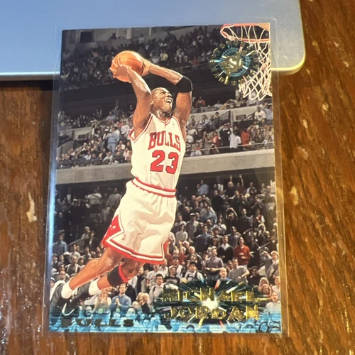 Michael Jordan 1995-96 Topps Stadium Club Basketball Card #1 HOF Chicago Bulls