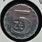 1990 5 Zlotych Poland UNC World Coin  — photo 3