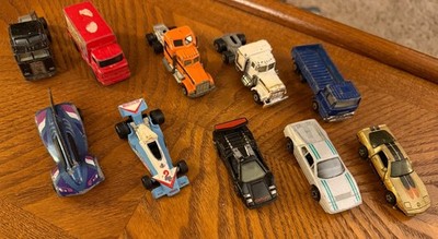 Lot of 10 Vintage Diecast Cars Tonmica, Yatming, Kenner 1980 s