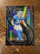 2024 Panini Select Alex Anzalone Black Snakeskin Prizm 1/1 Lions #104
