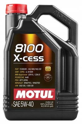 MOTUL 8100 X-CESS 5W40 - 4L