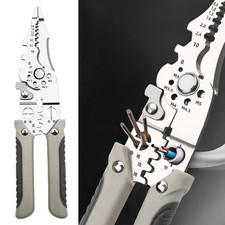 New Multifunctional Wire Stripper Crimper Cable Cutter Pliers CW