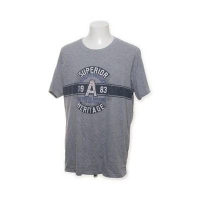 Livergy, T-shirt, Größe: XXL, Grau, Baumwolle/Viskose, Print, Herren #gKC