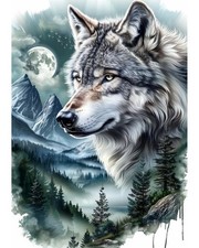 Animal Wolf Diamond Art Kits for Adults, Easy Crafts 5D Diamond Painting Dot ...
