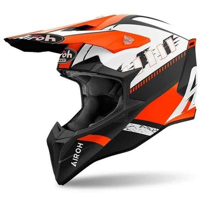 AIROH INTEGRALHELM WRAAAP FEEL ORANGE MATT ORANGE MATT ENDURO OFF ROAD