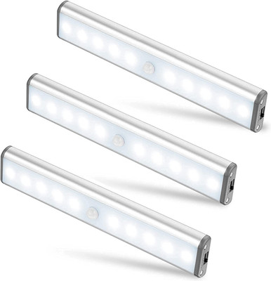 MOSTON Schrankleuchten Mit Bewegungsmelder 10 LED USB Wiederaufladbar Magnetisch