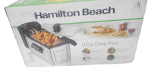 Hamilton Beach 8-Cup Professional Deep Fryer Stainless Steel 1500W Oil Fryer