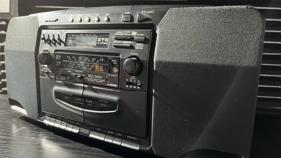 Sharp WQ-CH800 Stereo Cassette Deck mit CD Spieler - Bild 4 von 4